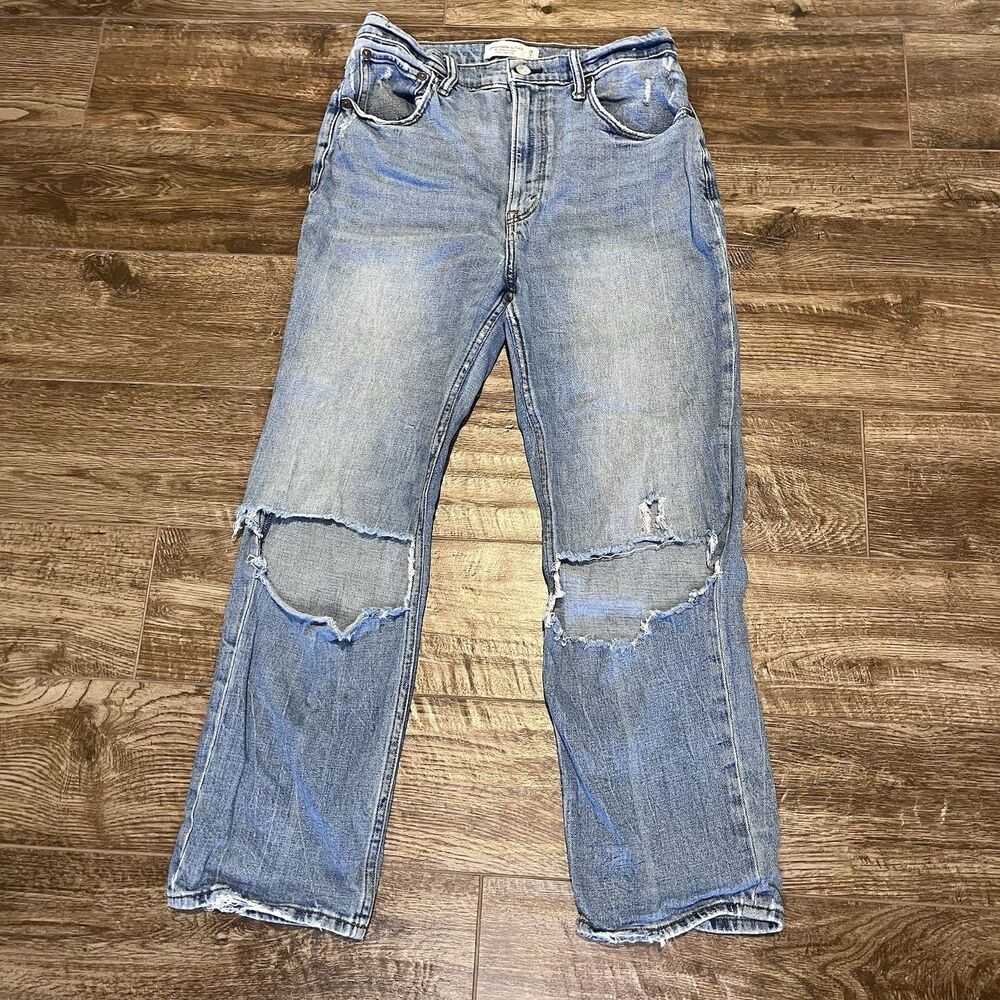 Abercrombie & Fitch Jeans 28 6 Ankle Straight Ultra High Rise Curve Love